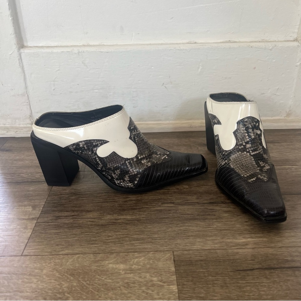 Jeffrey Campbell Western Mules size 8